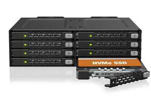 ToughArmor MB998V4P-B 8-Bay U.2/U.3 NVMe SSD PCIe 4.0 Mobile Rack for a Single 5.25" Drive Bay (4 x SlimSAS 8i SFF-8654) ToughArmor MB998V4P-B 8-Bay U.2/U.3 NVMe SSD PCIe 4.0 Mobile Rack for a Single 5.25" Drive Bay (4 x SlimSAS 8i SFF-8654)