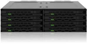8 Bay 2.5" SAS/SATA HDD/SSD Mobile Rack for 5.25" Bay - ExpressCage MB038SP-B 8 Bay 2.5" SAS/SATA HDD/SSD Mobile Rack for 5.25" Bay - ExpressCage MB038SP-B