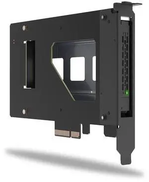ExpressSlot Elite MB111VP-B Removable Frame/Adapter Card for PCIe 4.0 U.2/U.3 NVMe SSD in a PCIe x4 Slot ExpressSlot Elite MB111VP-B Removable Frame/Adapter Card for PCIe 4.0 U.2/U.3 NVMe SSD in a PCIe x4 Slot