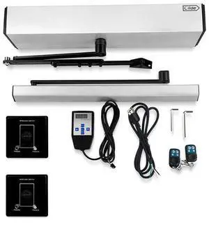 Automatic Swing Door Opener with 2PCS Square Wireless Hand Sensor Switch and Receiver Automatic Swing Door Opener with 2PCS Square Wireless Hand Sensor Switch and Receiver