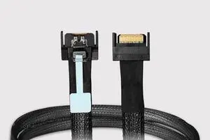 Mico 4I SFF-A-1016 To Mcio 4I SFF-TA-1016 Cable 0.5M - MB414L-B Mico 4I SFF-A-1016 To Mcio 4I SFF-TA-1016 Cable 0.5M - MB414L-B