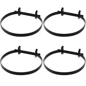 4 Pack E-Track Bucket Holder for 5 Gallon Buckets, Heavy Duty Steel Track Bracket with Strap, Compatible with E-Track Systems for Trailers, Garages, Workshops, Powder-Coated Finish 4 Pack E-Track Bucket Holder for 5 Gallon Buckets, Heavy Duty Steel Track Bracket with Strap, Compatible with E-Track Systems for Trailers, Garages, Workshops, Powder-Coated Finish