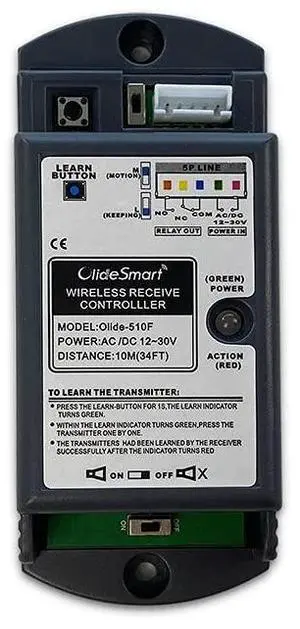 Wired Receiver Olide-510FW,Works with Wireless Handicap Push Buttons Olide-510,Olide-512N,Olide-511 Wired Receiver Olide-510FW,Works with Wireless Handicap Push Buttons Olide-510,Olide-512N,Olide-511