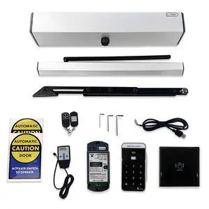 Electric Door Opener Wireless Swing Door+1PCS Wireless Access Keypad+1PCS Wireless Touchless Wave Sensor and Receiver Electric Door Opener Wireless Swing Door+1PCS Wireless Access Keypad+1PCS Wireless Touchless Wave Sensor and Receiver