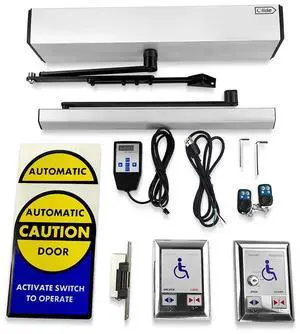 Automatic Washroom Disability Can Opener+1SET Washroom Switch with Inside and Outside Stainless Steel Panel+1PCS 550lbs Electric Strike Automatic Washroom Disability Can Opener+1SET Washroom Switch with Inside and Outside Stainless Steel Panel+1PCS 550lbs Electric Strike