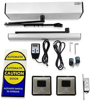 Olide-120BS Touchless Electric Door Opener with 2pcs Olide-513 Wired Wave Sensor Switches+1pcs Fail Security 550lbs Electric Strike Olide-120BS Touchless Electric Door Opener with 2pcs Olide-513 Wired Wave Sensor Switches+1pcs Fail Security 550lbs Electric Strike