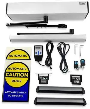 Home Security System Electric Swing Doors DSW120+2pcs Infrared Safety Beam Sensors+2pcs Fire-Proof PIR Sensors Home Security System Electric Swing Doors DSW120+2pcs Infrared Safety Beam Sensors+2pcs Fire-Proof PIR Sensors
