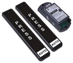 Auto Door ABS Fire Retardant Plastic Wireless Push Switch 8''(L) X1-3/5''(W) Auto Door ABS Fire Retardant Plastic Wireless Push Switch 8''(L) X1-3/5''(W)