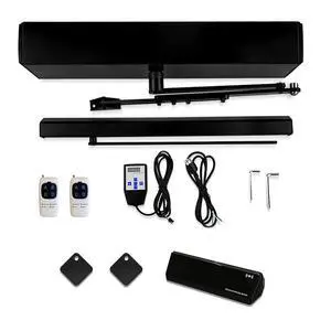 Black Color Automation Electric Door Opener for Handicapped with RFID Sensor Tags,Compatible with Alexa,Google Home,Phone APP TUYA Black Color Automation Electric Door Opener for Handicapped with RFID Sensor Tags,Compatible with Alexa,Google Home,Phone APP TUYA