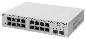 MikroTik CSS318-16G-2S+in Managed Network Switch, 16 Gigabit Ethernet Ports, 2 SFP+ Ports MikroTik CSS318-16G-2S+in Managed Network Switch, 16 Gigabit Ethernet Ports, 2 SFP+ Ports