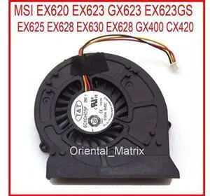 6010H05F PF1 3PIN For MSI GX400 CX420 EX620 EX623 GX623 EX623GS EX625 EX628 EX630 EX628 MS-1674 Laptop CPU Cooling Fan 6010H05F PF1 3PIN For MSI GX400 CX420 EX620 EX623 GX623 EX623GS EX625 EX628 EX630 EX628 MS-1674 Laptop CPU Cooling Fan