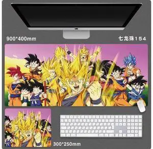 Dragon Ball Goku anime mouse pad Extended Gaming Mouse Pad with Stitched Edges, Large Mouse pad with Non-Slip Rubber Base for Work & Gaming, Office & Home Dragon Ball Goku anime mouse pad Extended Gaming Mouse Pad with Stitched Edges, Large Mouse pad with Non-Slip Rubber Base for Work & Gaming, Office & Home