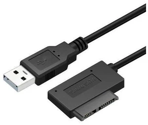 2020 PC 35CM 6P 7P CD DVD Rom SATA To USB 2.0 Converter For PC Laptop Notebook Slimline Sata 13 Pin USB Adapter Drive Cable 2020 PC 35CM 6P 7P CD DVD Rom SATA To USB 2.0 Converter For PC Laptop Notebook Slimline Sata 13 Pin USB Adapter Drive Cable