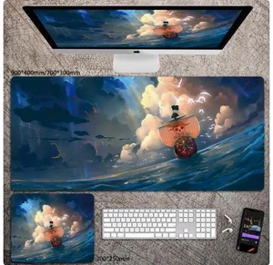 Anime One Piece mouse pad Extended Gaming Mouse Pad with Stitched Edges, Large Mouse pad with Non-Slip Rubber Base for Work & Gaming, Office & Home 300*250mm Anime One Piece mouse pad Extended Gaming Mouse Pad with Stitched Edges, Large Mouse pad with Non-Slip Rubber Base for Work & Gaming, Office & Home 300*250mm