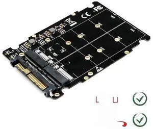 Vszerda FOR M.2 SSD to U.2 Adapter 2 in 1 M.2 NVMe SATA-Bus NGFF SSD to PCI-e U.2 SFF-8639 PCIe M2 Adapter Converter for Desktop Computer PC Vszerda FOR M.2 SSD to U.2 Adapter 2 in 1 M.2 NVMe SATA-Bus NGFF SSD to PCI-e U.2 SFF-8639 PCIe M2 Adapter Converter for Desktop Computer PC