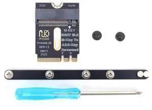 Vszerda M.2 A+E To NVME SSD Adapter A/E Key To M Key PCIE 4.0 Riser Card W/ Bracket M2 Interface for 2230 2242 2260 2280 NVME SSD Vszerda M.2 A+E To NVME SSD Adapter A/E Key To M Key PCIE 4.0 Riser Card W/ Bracket M2 Interface for 2230 2242 2260 2280 NVME SSD