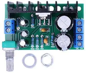 Vszerda TDA2050 Mono Audio Power Amplifier Board 10-100W Stereo Amplifier Board 1-Channel Stereo Power Amplifier DC/AC 12-24V Vszerda TDA2050 Mono Audio Power Amplifier Board 10-100W Stereo Amplifier Board 1-Channel Stereo Power Amplifier DC/AC 12-24V