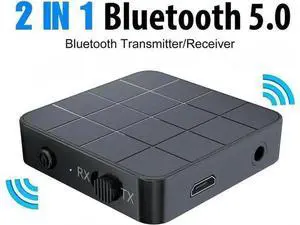 Vszerda 2 IN 1 Bluetooth 5.0 Transmitter Receiver Wireless Audio Aux 3.5mm Adapter For TV Computer Speaker Car Stereo 3.5mm AUX Jack RCA Adapter Vszerda 2 IN 1 Bluetooth 5.0 Transmitter Receiver Wireless Audio Aux 3.5mm Adapter For TV Computer Speaker Car Stereo 3.5mm AUX Jack RCA Adapter