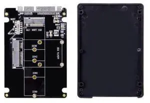 Vszerda Combo M.2 NGFF B-Key & mSATA SSD to SATA 3.0 Adapter Converter Case Enclosure with Switch Vszerda Combo M.2 NGFF B-Key & mSATA SSD to SATA 3.0 Adapter Converter Case Enclosure with Switch