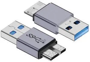 Vszerda Adapter USB-C USB 3.1 Type A Male to Micro USB 3.0 Male Data Adapter 10Gbps Data Power for Laptop SSD Disk Vszerda Adapter USB-C USB 3.1 Type A Male to Micro USB 3.0 Male Data Adapter 10Gbps Data Power for Laptop SSD Disk