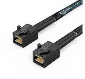 Internal Mini SAS HD Cable, Mini SAS SFF-8643 to SFF-8643 Cable, 3.3FT Internal Mini SAS HD Cable, Mini SAS SFF-8643 to SFF-8643 Cable, 3.3FT