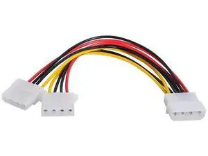 Vszerda 4Pin Power Cable IDE 4pin Disk Power Male to Dual 4Pin Female Splitter Y 1 to 2 Extension Cable 12V+5V Vszerda 4Pin Power Cable IDE 4pin Disk Power Male to Dual 4Pin Female Splitter Y 1 to 2 Extension Cable 12V+5V