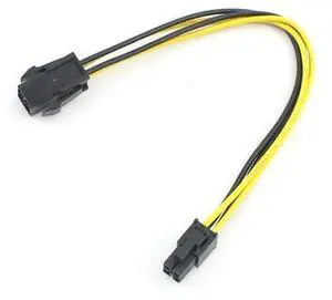 Vszerda 2 Pack 8 inch 4Pin 4P ATX CPU Power Supply Extension Cord Cable Desktop Power Male to Female Connector Cable 20cm UL 18AWG Wire Vszerda 2 Pack 8 inch 4Pin 4P ATX CPU Power Supply Extension Cord Cable Desktop Power Male to Female Connector Cable 20cm UL 18AWG Wire