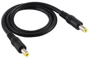 Vszerda DC Power Plug 5.5 x 2.5mm Male to Male Adapter Connector Cable, Cable Length:50cm 50cm (Black) Vszerda DC Power Plug 5.5 x 2.5mm Male to Male Adapter Connector Cable, Cable Length:50cm 50cm (Black)