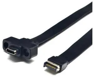 FOR Connectors USB 3.1 Front Panel Type E to Type C Extension Cable Gen 2 10Gbps Internal Adapter Cable with 2 Screws 30cm/50cm/80cm FOR Connectors USB 3.1 Front Panel Type E to Type C Extension Cable Gen 2 10Gbps Internal Adapter Cable with 2 Screws 30cm/50cm/80cm