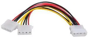 Vszerda IDE 4Pin 1 to 2 Power Extension Cable 10cm Hard Disk Driver Power Splitter Cable for SSD HDD 5V 12V Vszerda IDE 4Pin 1 to 2 Power Extension Cable 10cm Hard Disk Driver Power Splitter Cable for SSD HDD 5V 12V