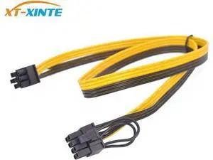 PCIe 6Pin to 6+2 Pin Power Supply Cable 8 pin to 6 Pin PCI Express Graphics Card Power Cable Male to Male Port PCIe 6Pin to 6+2 Pin Power Supply Cable 8 pin to 6 Pin PCI Express Graphics Card Power Cable Male to Male Port