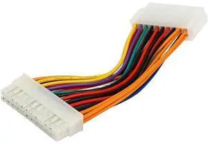 ATX 20pin to 24 Pin Power Adpater Cable, PSU 20-pin to Motherboard 24-pin Power Converter Cord - 20 Pin Female to 24 Pin Male - 6 Inches ATX 20pin to 24 Pin Power Adpater Cable, PSU 20-pin to Motherboard 24-pin Power Converter Cord - 20 Pin Female to 24 Pin Male - 6 Inches