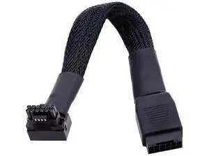 Vszerda ATX3.0 PCI-E 5.0 12VHPWR Power Modular Cable Male to Female 90 Degree UP Angled Extension Cable Vszerda ATX3.0 PCI-E 5.0 12VHPWR Power Modular Cable Male to Female 90 Degree UP Angled Extension Cable