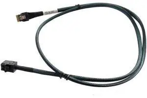 SlimSAS 4X to MiniSAS HD 4X, SFF-8654 38pin to SFF-8643 36pin Cable, 80cm, 24Gbps SAS, 8GT/s PCIe, SAS3.0 Compatible, Server Compatible SlimSAS 4X to MiniSAS HD 4X, SFF-8654 38pin to SFF-8643 36pin Cable, 80cm, 24Gbps SAS, 8GT/s PCIe, SAS3.0 Compatible, Server Compatible