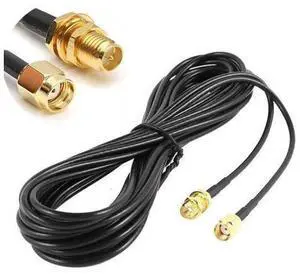 33ft WiFi Antenna Extension Cable Coaxia RP Male to Female Connector for Wireless LAN Router Bridge Cellular Antenna Extension Cable Security IP Camera Extension 33ft WiFi Antenna Extension Cable Coaxia RP Male to Female Connector for Wireless LAN Router Bridge Cellular Antenna Extension Cable Security IP Camera Extension