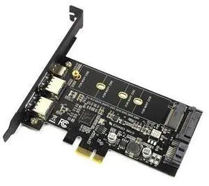 Vszerda 2X USB3.0 & Type-c M.2 PCIe Adapter M2 SSD SATA B Key to PCI-e 3.0 Controller Converter Riser Card for 2280 2260 2242 2230 NGFF Vszerda 2X USB3.0 & Type-c M.2 PCIe Adapter M2 SSD SATA B Key to PCI-e 3.0 Controller Converter Riser Card for 2280 2260 2242 2230 NGFF