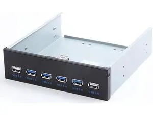 C Case 5.25 inch front panel 6 Ports USB Hub,4 Ports USB 3.0 & 2 Ports USB 2.0,2.6ft USB Type A Female to motherboard Adapter Cable C Case 5.25 inch front panel 6 Ports USB Hub,4 Ports USB 3.0 & 2 Ports USB 2.0,2.6ft USB Type A Female to motherboard Adapter Cable