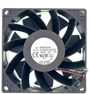 Vszerda New Cooling Fan for FFB0912EHE DC12V 1.50A 16.2W 5700RPM 102CFM 92X92X38mm 3-Pin 3-Wire Brushless Fan. Vszerda New Cooling Fan for FFB0912EHE DC12V 1.50A 16.2W 5700RPM 102CFM 92X92X38mm 3-Pin 3-Wire Brushless Fan.