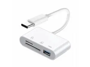 Vszerda USB 2.0 Type C USB-C to TF Micro SD SDXC USB Female Card Reader Adapter Compatible with MAC Laptop Tablet Phone Vszerda USB 2.0 Type C USB-C to TF Micro SD SDXC USB Female Card Reader Adapter Compatible with MAC Laptop Tablet Phone