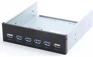 Vszerda C Case 5.25 inch front panel 6 Ports USB Hub,4 Ports USB 3.0 & 2 Ports USB 2.0,2.6ft USB Type A Female to motherboard Adapter Cable Vszerda C Case 5.25 inch front panel 6 Ports USB Hub,4 Ports USB 3.0 & 2 Ports USB 2.0,2.6ft USB Type A Female to motherboard Adapter Cable