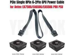 PCI-E Single 8Pin 6+2Pin VGA Graphics Card GPU Power Cable for Antec EAG 750W, 650W, 550W PRO Earthwatts Gold Semi Modular Power PCI-E Single 8Pin 6+2Pin VGA Graphics Card GPU Power Cable for Antec EAG 750W, 650W, 550W PRO Earthwatts Gold Semi Modular Power