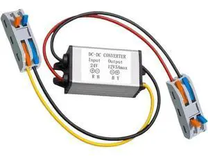 24 V to 12 V Downward Converter Reducer 5A 60 W Power Supply Adapter for Car Truck Vehicle Boat Solar System (Input 15-35v) 24 V to 12 V Downward Converter Reducer 5A 60 W Power Supply Adapter for Car Truck Vehicle Boat Solar System (Input 15-35v)