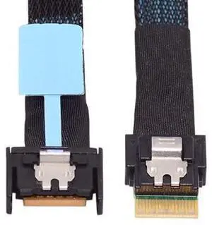 Slimline SFF-8654 4i Male to PCI-E 5.0 MCIO 4i 38Pin SFF-TA-1016 Mini Cool Edge IO Male PCI Expansion Cable 0.5M Slimline SFF-8654 4i Male to PCI-E 5.0 MCIO 4i 38Pin SFF-TA-1016 Mini Cool Edge IO Male PCI Expansion Cable 0.5M