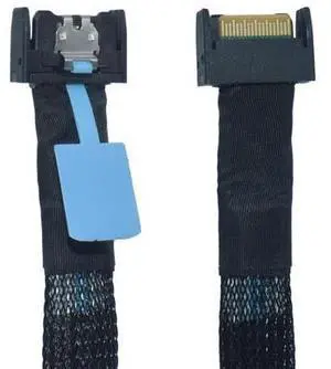 PCIe 5.0 MCIO 4i to MCIO x4 Cable Straight Male SFF-TA-1016 38pin, 1.6ft (50cm) PCIe 5.0 MCIO 4i to MCIO x4 Cable Straight Male SFF-TA-1016 38pin, 1.6ft (50cm)
