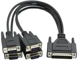 DB44 pin to DB9 pin cable 4 Port DB9 RS-422 serial adapter cables for PCI card to 4 x RS422/485 cards DB44 pin to DB9 pin cable 4 Port DB9 RS-422 serial adapter cables for PCI card to 4 x RS422/485 cards