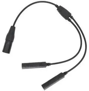 Vszerda GA Dual Plugs Male To XLR Female Converter Black GA Twin Plugs To 5 Pin XLR Cable Universal for Aviation Communication Vszerda GA Dual Plugs Male To XLR Female Converter Black GA Twin Plugs To 5 Pin XLR Cable Universal for Aviation Communication