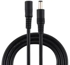 8A 5.5 x 2.1mm Female to Male DC Power Extension Cable 10m (Black) 8A 5.5 x 2.1mm Female to Male DC Power Extension Cable 10m (Black)