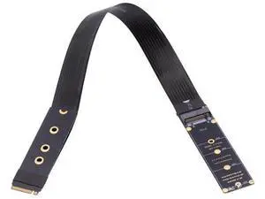 Vszerda Adapter NGFF M-Key NVME Male to Female Extension PCI Express Cable 30cm PCI-E 4.0 for Mainboard SSD 2230/2242/2260/2280 Vszerda Adapter NGFF M-Key NVME Male to Female Extension PCI Express Cable 30cm PCI-E 4.0 for Mainboard SSD 2230/2242/2260/2280
