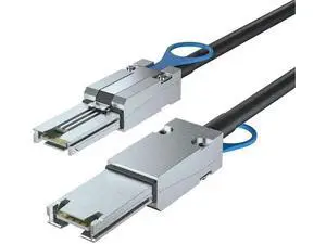 Vszerda SFF-8088 to SFF-8088 External Mini SAS HD Cable, 3G/6Gbps SAS2.0 26Pin Hybrid Cable Attached SCSI for Raid, DAS, and Servers, 100-Ohm, 3-m(10ft) Vszerda SFF-8088 to SFF-8088 External Mini SAS HD Cable, 3G/6Gbps SAS2.0 26Pin Hybrid Cable Attached SCSI for Raid, DAS, and Servers, 100-Ohm, 3-m(10ft)