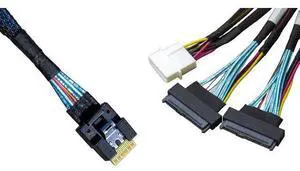 Vszerda 8X to 2*. Adapter,- 74pin to 2*- 68pin Cable with Power, 75CM Vszerda 8X to 2*. Adapter,- 74pin to 2*- 68pin Cable with Power, 75CM
